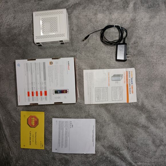 ARRIS Surfboard SB6190-RB DOCSIS 3.0 Cable Modem Unlocked 1.4 Gbps 32x8 Channels - Picture 4 of 16